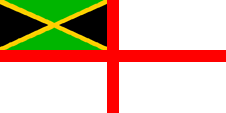 Marineflagge Jamaikas